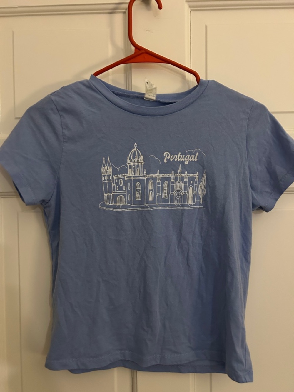 Portugal Graphic Short Sleeve Tee - Light Blue